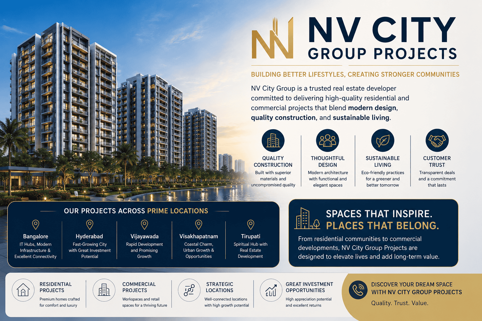 NV City Group Upcoming Projects